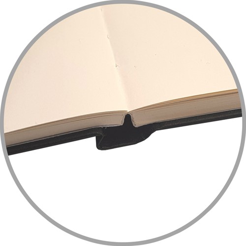 Dummyboek Oxford A5 100 grams 96 vel blanco hard cover zwart-3