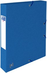 Elastobox Oxford Top File+ A4 40mm karton blauw
