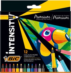 Viltstift Bic Intensity 12-delig assorti