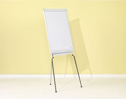 Flipover Smit Visual Standaard Plus 65x100 voorzien van magneethoudend achterpaneel en 2 zij-armen