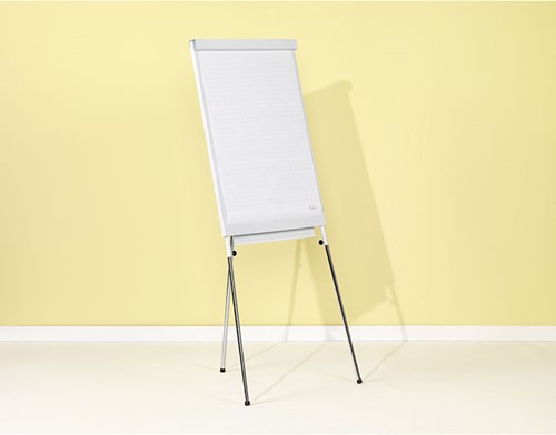 Flipover Smit Visual Standaard Plus 65x100 voorzien van magneethoudend achterpaneel en 2 zij-armen