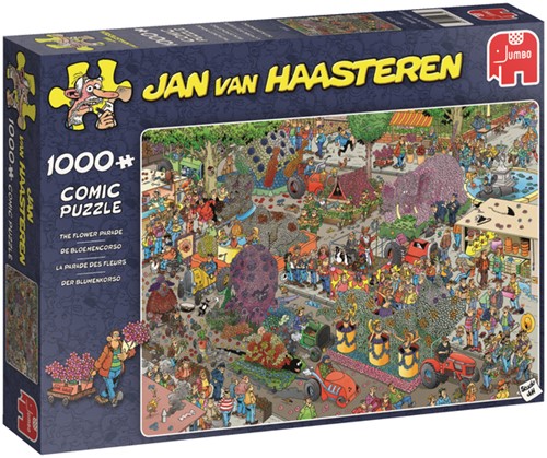 Puzzel Jan van Haasteren De Bloemencorso 1000 stukjes