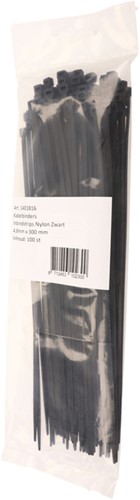 Bundelband IEZZY nylon 4,8x300mm Ø81mm zwart 100 stuks-2