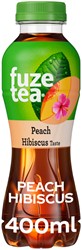 Frisdrank Fuzetea peach hibiscus petfles 400 ml | afname per 12 stuks