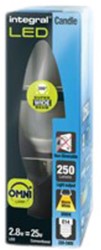 Ledlamp Integral E14 2700K warm wit 2W 250 lumen