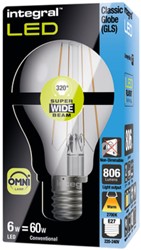 Ledlamp Integral E27 2700K warm wit 6.3W 806 lumen