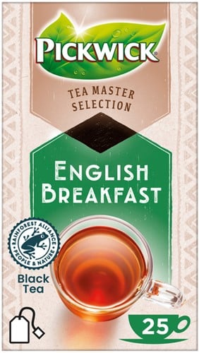 Thee Pickwick Master Selection English Breakfast 25 zakjes