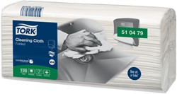 Reinigingsdoek Tork W4 Premium gevouwen 1-laags 4x 120 vel wit 510479