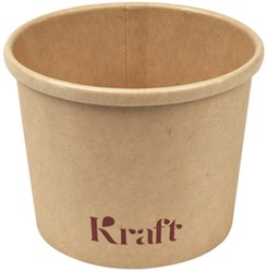 Soepbeker IEZZY 350 ml Ø98mm 25 stuks kraft