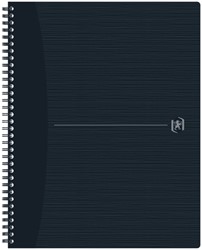 Spiraalblok Oxford Origin A4+ ruit 5mm 70 vel zwart