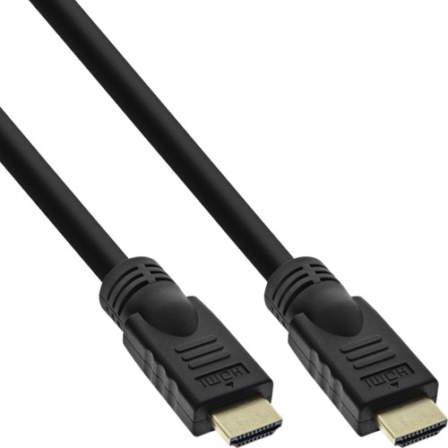 HDMI kabel inLine ETH4K M/M 2 meter zwart.