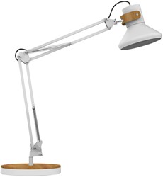 Bureaulamp Unilux Baya LED wit/bamboe