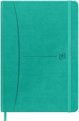 Notitieboek Oxford Signature A5 104 vel dotted papier omslag turquoise