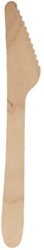 Mes 160mm hout 100 stuks
