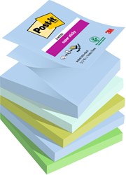 Memoblok zelfklevend 3M Post-it Z-Notes R330 Super Sticky 76X76mm OAS 5 blokjes
