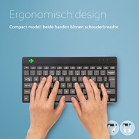 Compact Toetsenbord R-Go Tools Break draadloos-2