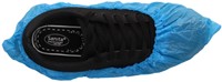 Schoenovertrek CMT 70mu geruwd mt 36-46 CPE blauw 50 stuks-2