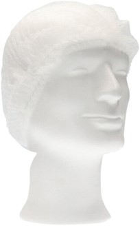 Haarnet CMT clip non-woven M 50cm PP wit 100 stuks | afname per 10 zakjes à 100 stuks-3