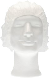 Haarnet CMT bouffant non-woven M 50cm PP wit 100 stuks | afname per 10 zakjes à 100 stuks