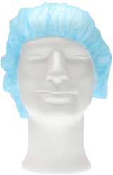 Haarnet CMT bouffant non-woven M 50cm PP blauw 100 stuks | afname per 10 zakjes à 100 stuks
