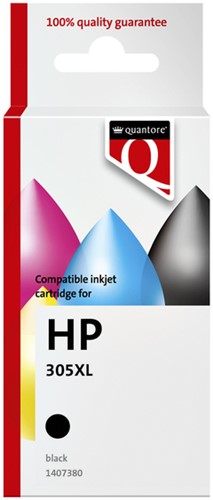 Inktcartridge Quantore alternatief voor HP 305XL zwart