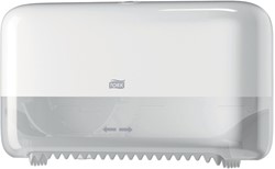 Toiletpapier dispenser Tork T7 Elevation Optiserve Coreless medium duo wit 558040