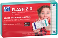 Flashcards Oxford 2.0 75x125mm gelijnd mint 80 stuks-2