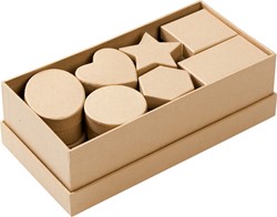 Doosjes karton Folia voor decoratie 15 stuks