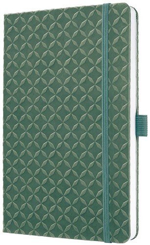 Notitieboek Sigel Jolie Flair A5 lijn 87 vel omslag Natural Green SI-JN141