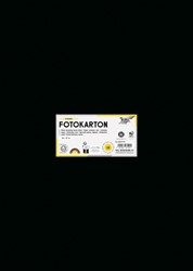 Fotokarton Folia 2-zijdig 50x70cm 300 grams #90 zwart