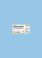 Fotokarton Folia 2-zijdig 50x70cm 300gr nr30 lichtblauw | afname per 10 stuks