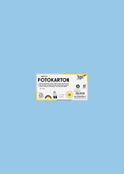 Fotokarton Folia 2-zijdig 50x70cm 300gr nr30 lichtblauw | afname per 10 stuks