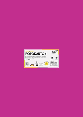 Fotokarton Folia 2-zijdig 50x70cm 300 grams #23 roze