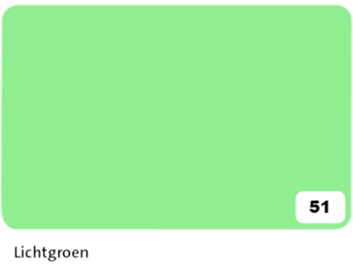 Fotokarton Folia 2-zijdig 50x70cm 300 grams #51 lichtgroen