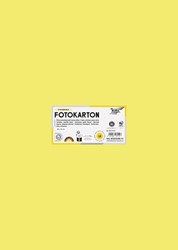 Fotokarton Folia 2-zijdig 50x70cm 300 grams #12 citroengeel