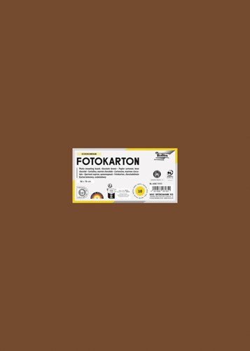 Fotokarton Folia 2-zijdig 50x70cm 300 grams #85 bruin
