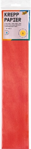 Crepepapier Folia 250x50cm #134 felrood