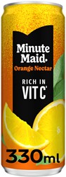 Frisdrank Minute Maid orange 330 ml | afname per 24 stuks