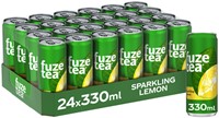 Frisdrank Fuzetea Black Tea sparkling lemon 330 ml | afname per 24 stuks