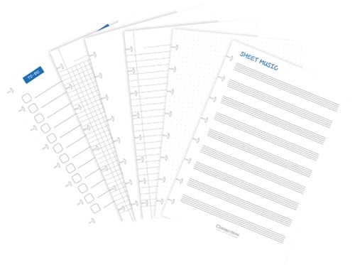 Uitbreidingsset Correctbook A5 mix 5 bladen