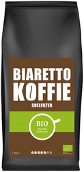 Koffie Biaretto snelfiltermaling regular biologisch 1kg