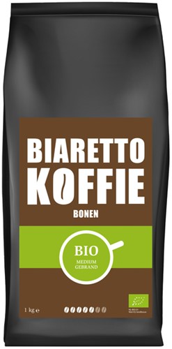 Koffiebonen Biaretto regular biologisch 1kg