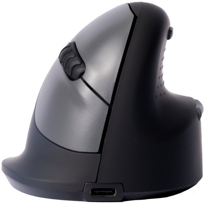 Ergonomische muis HE R-Go break verticaal rechtshandig draadloos smal