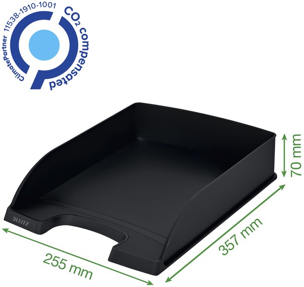 Dienblad polypropyleen zwart - 52x32,5cm kopen bij