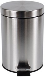 Afvalbak BRASQ pedaalemmer 3 liter RVS