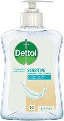 Handzeep Dettol Wasgel Sensitive 250ml met pomp