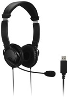 Hoofdtelefoon Kensington USB-A met microfoon