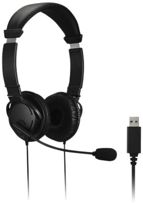 Hoofdtelefoon Kensington USB-A met microfoon