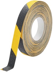 Antisliptape DURALINE GRIP 25mmx15m geel zwart