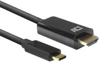 USB-C naar HDMI kabel 2.0 ACT AC7315 4K@60Hz 2 meter zwart
